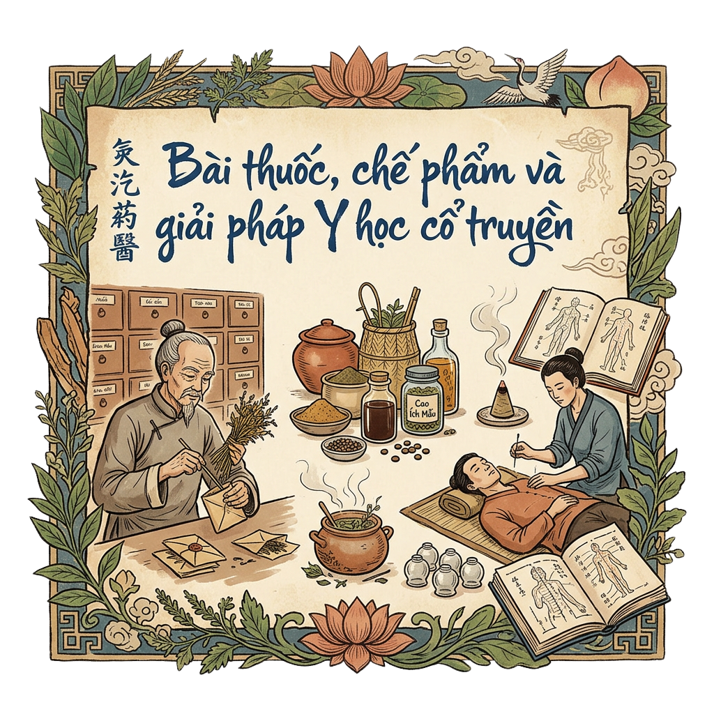 Bài thuốc, chế phẩm và giải pháp Y học cổ truyền