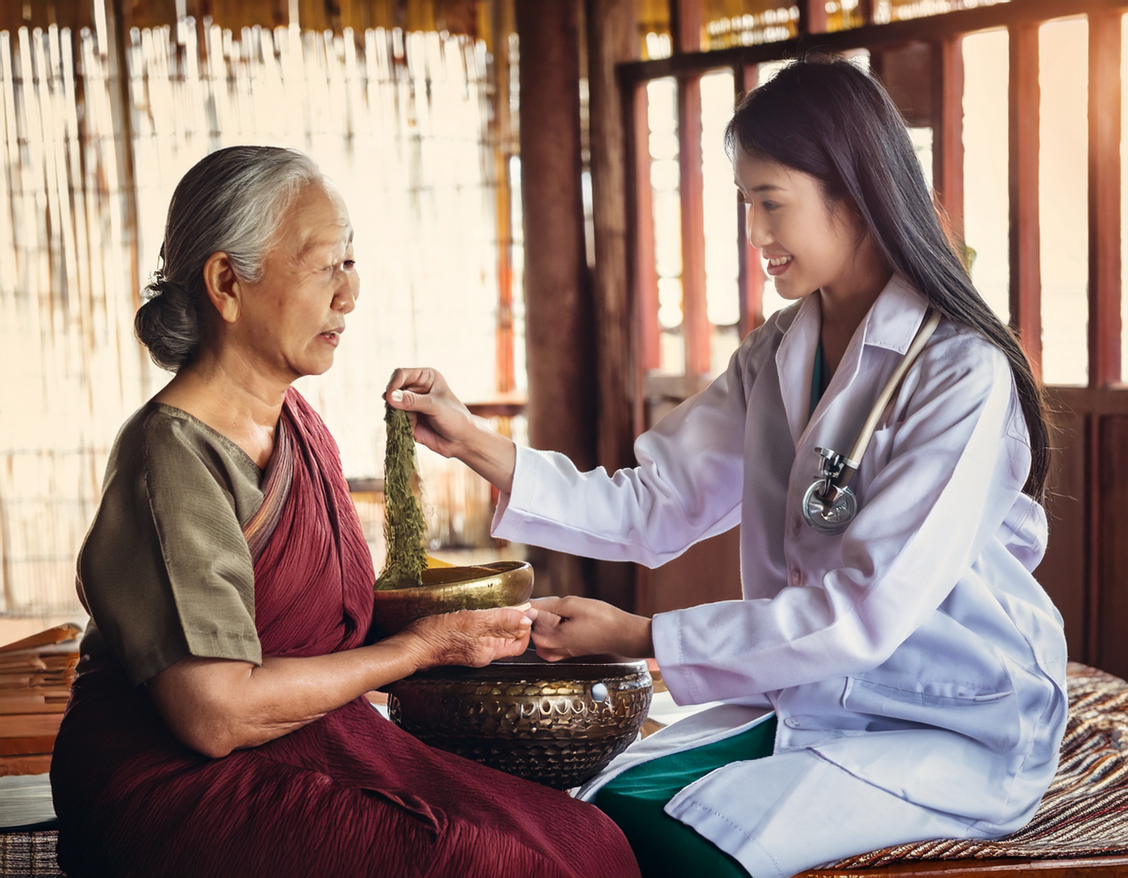 Người bị chấn thương tâm lý học châm cứu như liệu pháp bổ trợ