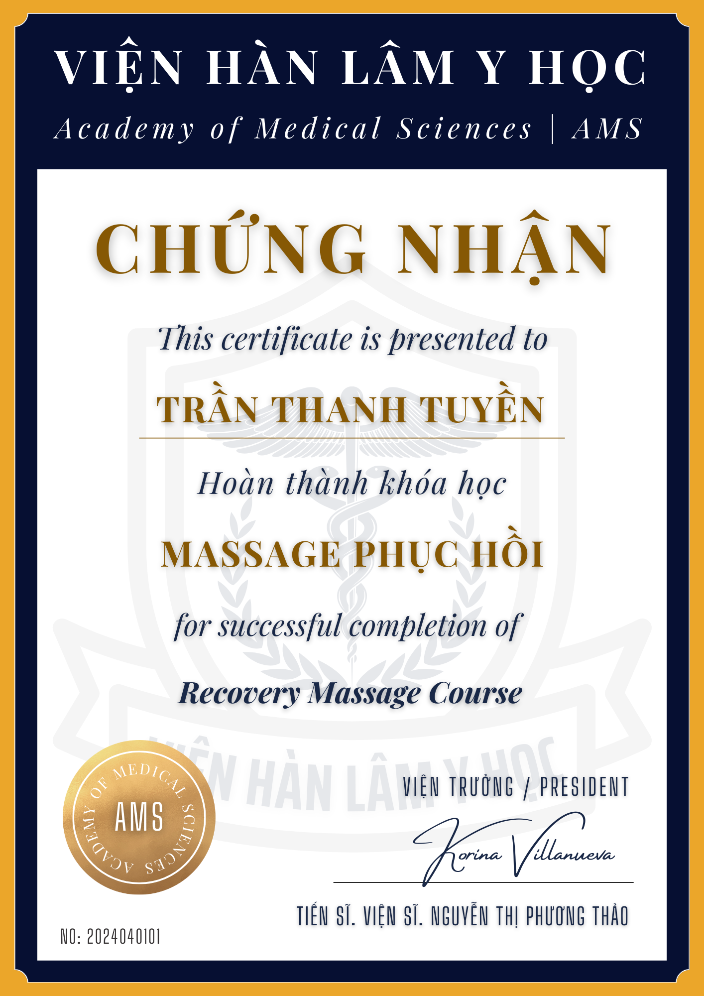 Kỹ thuật massage phục hồi