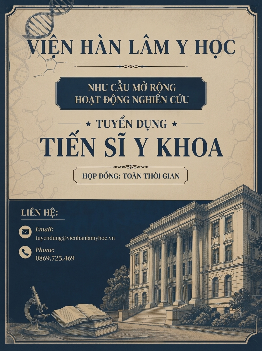 Thông báo tuyển dụng TIẾN SĨ Y KHOA